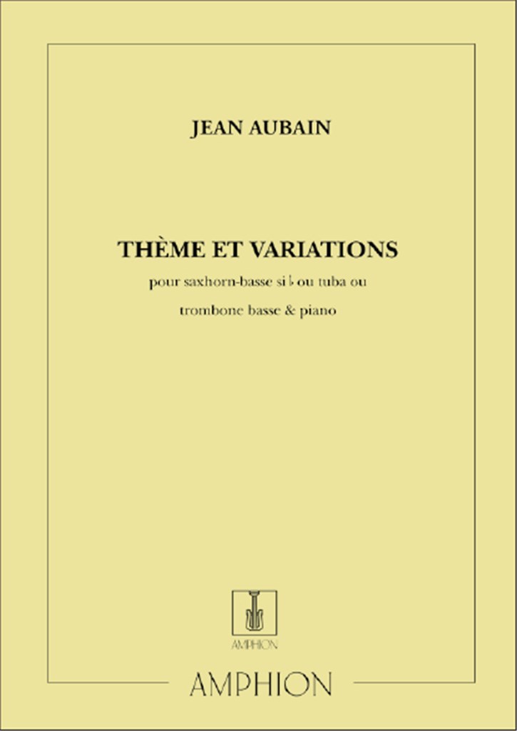 Theme et Variations Tuba